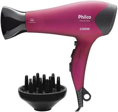 Secador de Cabelo Philco PH3700 Pink Tourmaline